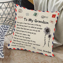 TDR Sierkussensloop 45x45 cm - 'To my grandson'