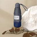 Opvouwbare Windproof Paraplu UV-SPF 50+ - Marineblauw