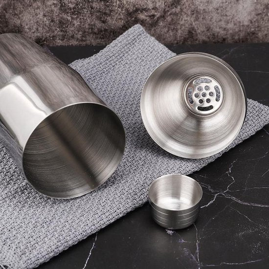 12-delige cocktailshaker set - RVS