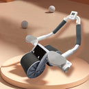 Buikspiertrainer Thuis - Complete Set met Ab Roller en Kniem