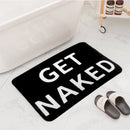Grote GET NAKED Antislip Badmat - Zacht en Absorberend 50x80
