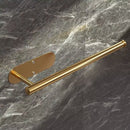 Ronde keukenpapierhouder van roestvrij staal met flexibele i