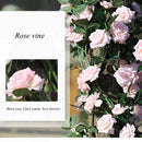 2 Stuks Klimop Slinger -simulatie rose vine roze