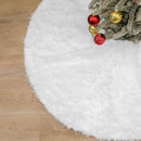 Duurzame Pailletten Geborduurde Kerstboomrok 122cm Wit