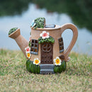 Solar Tuinbeeld Gieter Huisje 21,5x17x13 cm – Kunststof