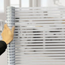 Zelfklevende Glasfolie - Streepdesign, Privacy & Lichtdoorla