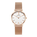 REITSMAN Rijn Rosegoud /  Wit  -  W00.2908RGME -  Horloge - Rosegoud - Mesh - Ø32mm