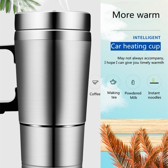 Automobielverwarmingsbeker - Houd je drankje warm tijdens he