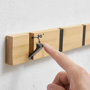 Wandkapstok met 5 Haken-Wand gemonteerde Kapstok-Kleren Opkn