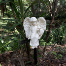 Zonne-energie Engel Tuinornament - Waterdicht Hars Beeldje