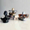 brillenstandaard - brillenhouder -schedel-Goud