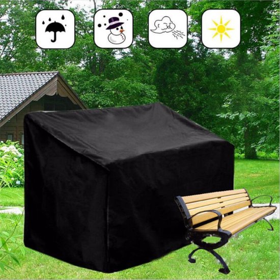 Hoogwaardige Waterdichte Hoes voor 4-zitsbanken -Premium Oxford Stof met Sterk PVC- Duurzaam Comfort in Alle Seizoenen 190x66x89cm