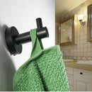 Ponsvrije 304 RVS Haak - Geborsteld Zwart voor Badjas