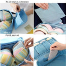 TDR-Multifunctionele lingerie/ondergoed tas - make-up tasje-toilettas-Hemelsblauw