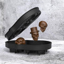 TDR - Siliconen ijsblokjesvorm - ijsbal Maker Met Deksel - ijsklontjes maken - 6 vormen - Thema: Schedel