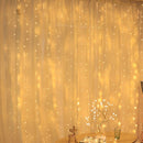 LED-lichtgordijn - Decoratief Gordijn met 300 LED's - Waterdicht - 8 Modi Afstandsbediening met USB-aansluiting voor Binnen en Buiten - 3m x 3m