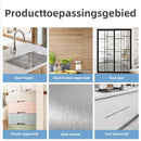 Keuken anti-olie sticker eenvoudig wit raster 60CM*5M