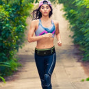 Waterafstotende Heuptas - Verstelbaar, Reflecterend, Zwart/G