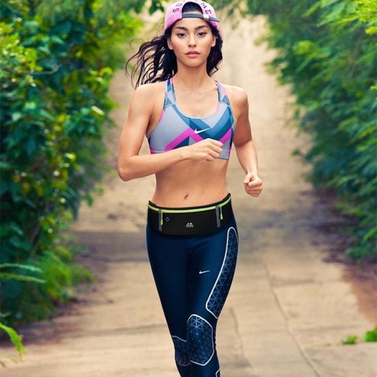 Waterafstotende Heuptas - Verstelbaar, Reflecterend, Zwart/G