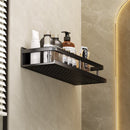 2x Multifunctionele Aluminium Wandplank 50cm - Zwart