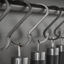 Keukenrek, muurgemonteerd kruidenrek, smalle brede staaf, 8