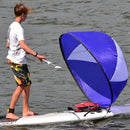 Opvouwbaar kajakzeil - Geschikt voor kajaks en kano's - Blau