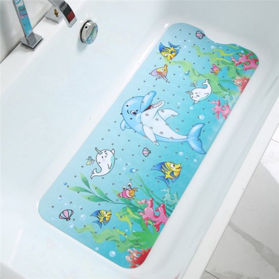 Antislip Douchemat met Zuignappen – Badmat voor Badkamer – Veilig & Comfortabel – 40x71 cm-voor kinderen