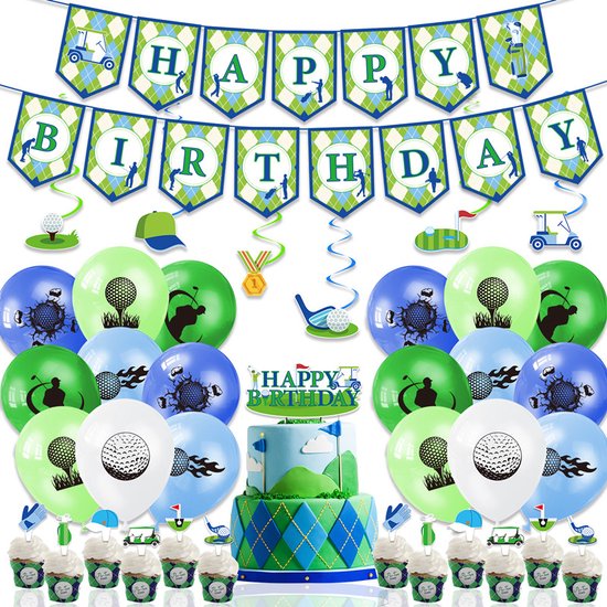 Unikorf 34-Delige Golfthema Feestset