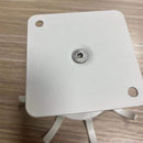 2 Stuks 360 ° Keuken opslaghaak-roterend rek met 8 haken-Multifunctioneel rek-Roestvrijstaal-Keukengereirek-Opbergsysteem-wit