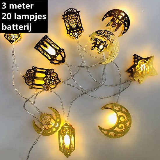 Xtraworks LED Ramadan & Eid Lampketting 20 st 3m
