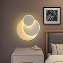 Ronde 360 ° Draaibare Wandlamp voor binnen -designlamp-Ideaal voor Woon -en Slaapkamer-Warm wit Licht