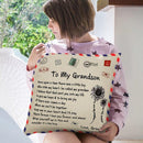 TDR Sierkussensloop 45x45 cm - 'To my grandson'