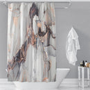 Waterdicht douchegordijn marmer geometrisch extra dik grijs