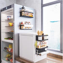 Multifunctioneel Ophangbaar Keukenrek of badrek- multifunctioneel organiser  - Magnetisch - Wit