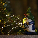 Solar LED Elfje - Magisch Tuinbeeldje 12x11x24.5CM