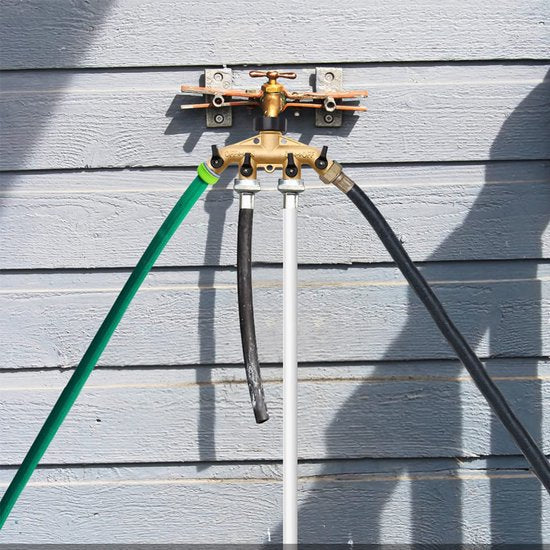 Unikorf kraan Y-splitter 4-weg waterverdeler