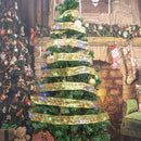 LED Kerstboom Licht Lint- 5 Meter 50 LED Lichtjes-werkt op batterij-kerstdecoratie-Multicolour-goud