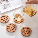 Unikorf 6stks Kurk Lotuswortel Onderzetters