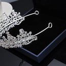 zilveren Tiara Diadeem Haarsieraad -Elegant en Duurzaam - Geschikt voor Verschillende Gelegenheden