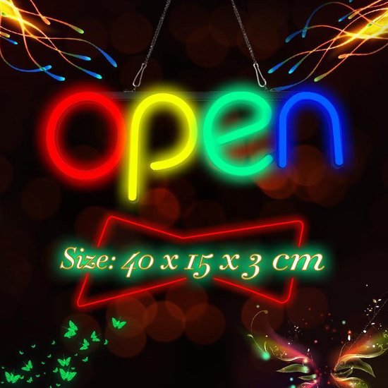 Unikorf LED Neon Bord - Hanglamp: Rood/Geel/Groen/Blauw