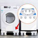 Verstelbare Wasmachine Verhoger met 8 Poten - Wit