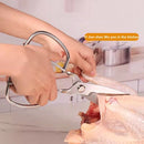 2x RVS Multifunctionele Keukenschaar - Duurzaam en Ergonomis