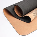 TDR Yoga Mat met Tas - Natuurlijk Kurk & TPE - 183x66 cm