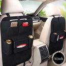 2 STUKS Auto Achterbank Opbergtas -Organisator -Multi-Pocket Reizen Opbergtas voor fles , tablets, Telefoon enTissue -zwart