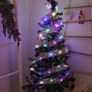 2 Stuks LED Kerstboom Licht Lint- 2m 20 Lichtjes-werkt op Batterij(incl. Batterijen)-kerstdecoratie-Multicolour-zilver