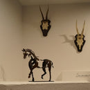 Elegante Paardendesign Tafellamp met LED - Donkerbruin