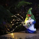 Solar LED Elfje - Magisch Tuinbeeldje 12x11x24.5CM
