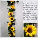 3stuks Zonnebloem Slinger Decoratie Set lengte van 2,25 meter-perfect voor themafeesten, bruiloften en thuisdecoratie