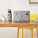 104 Graffiti Olieverf Stickers - Waterdicht voor Laptop en M