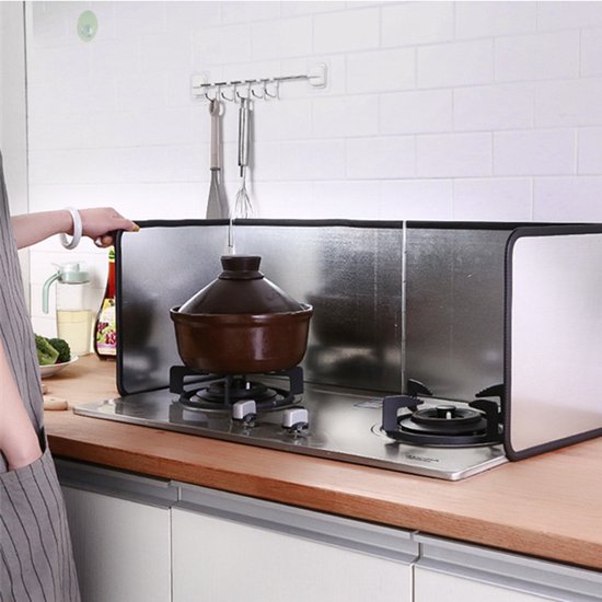 TDR-opvouwbaar spatscherm spatbord-Keuken musthave -Achterwa